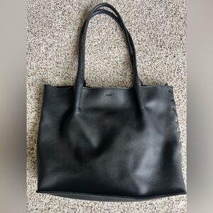 Hammitt Oliver Zip Tote Black with Gunmetal grommets excellent condition